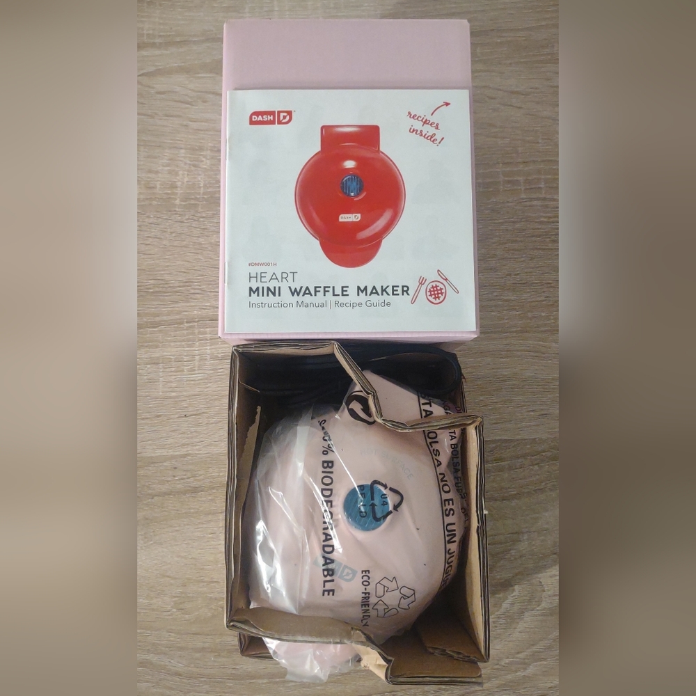 Dash Mini Heart Waffle Maker